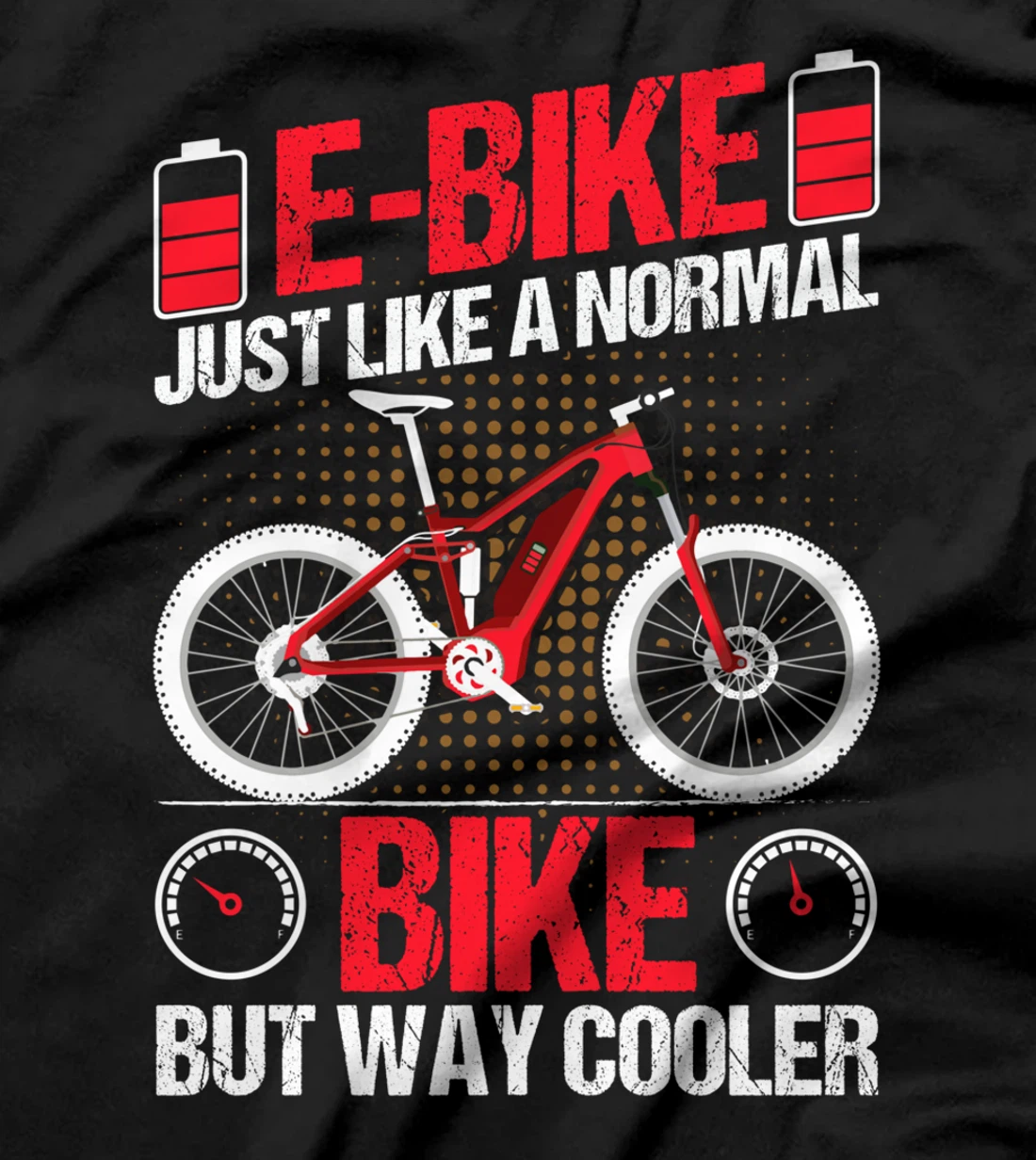 E-Bike MTB bicycle T-Shirt