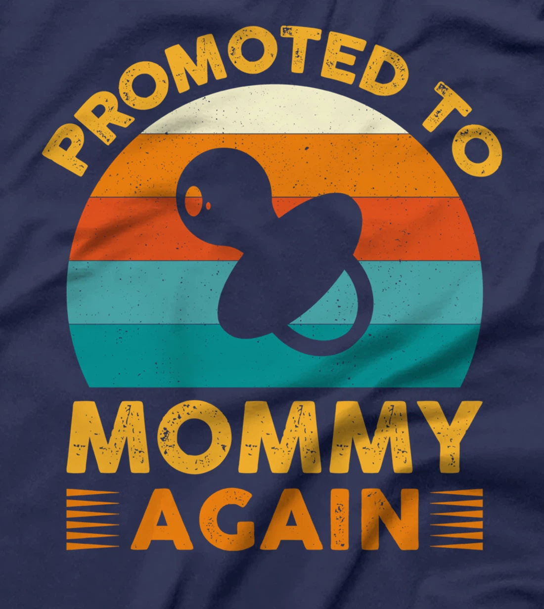 Soon To Be Mommy Again Vintage Promoted To Mommy Again T-Shirt