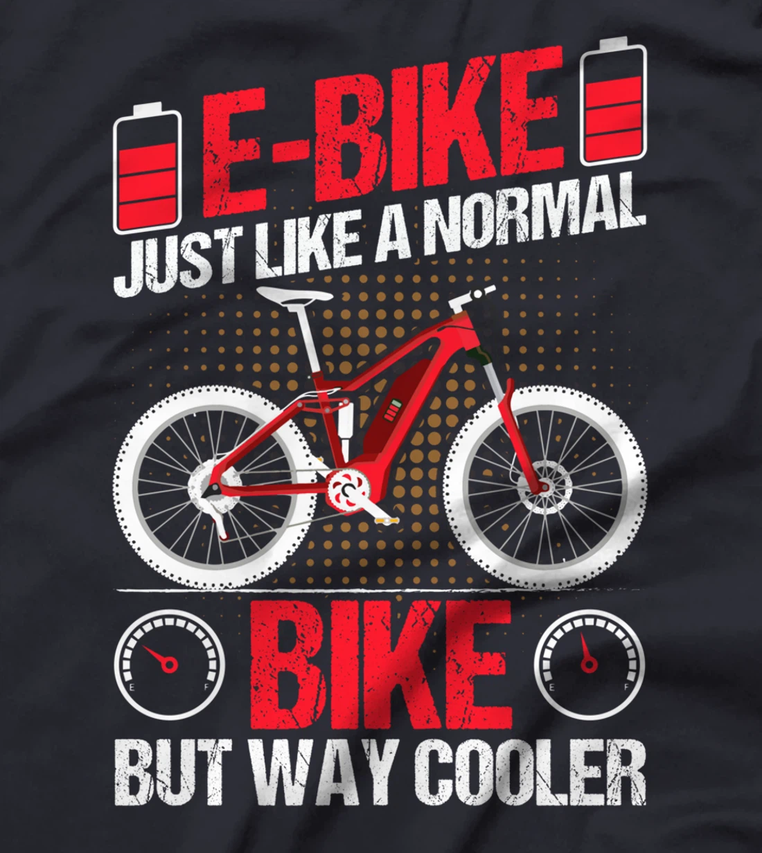 E-Bike MTB bicycle T-Shirt