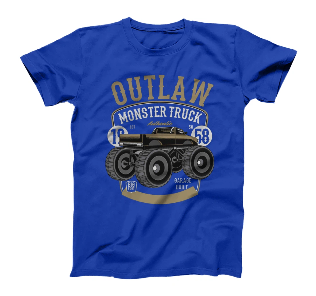 Outlaw Monster Truck Big Foot 58 Est T-Shirt