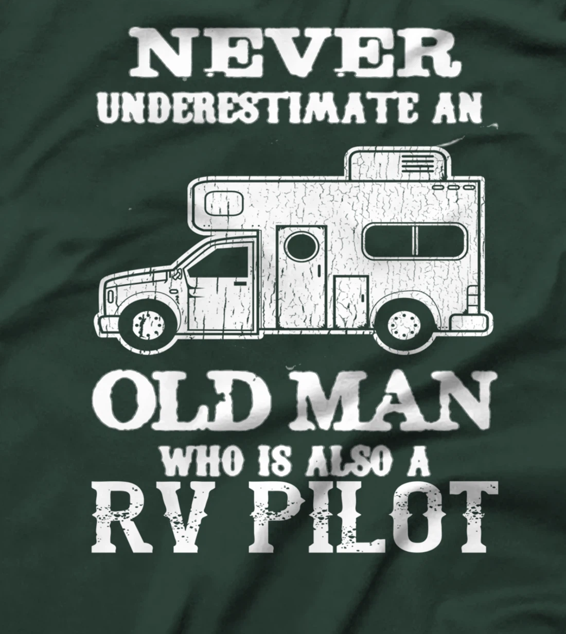 RV Pilot Camper Caravan Funny Camping Camp T-Shirt