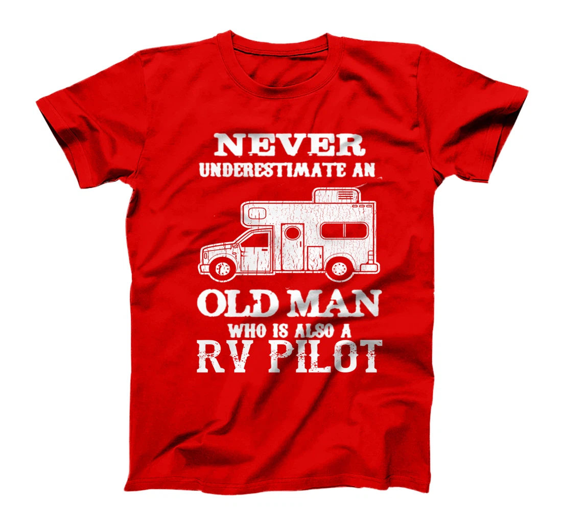 RV Pilot Camper Caravan Funny Camping Camp T-Shirt