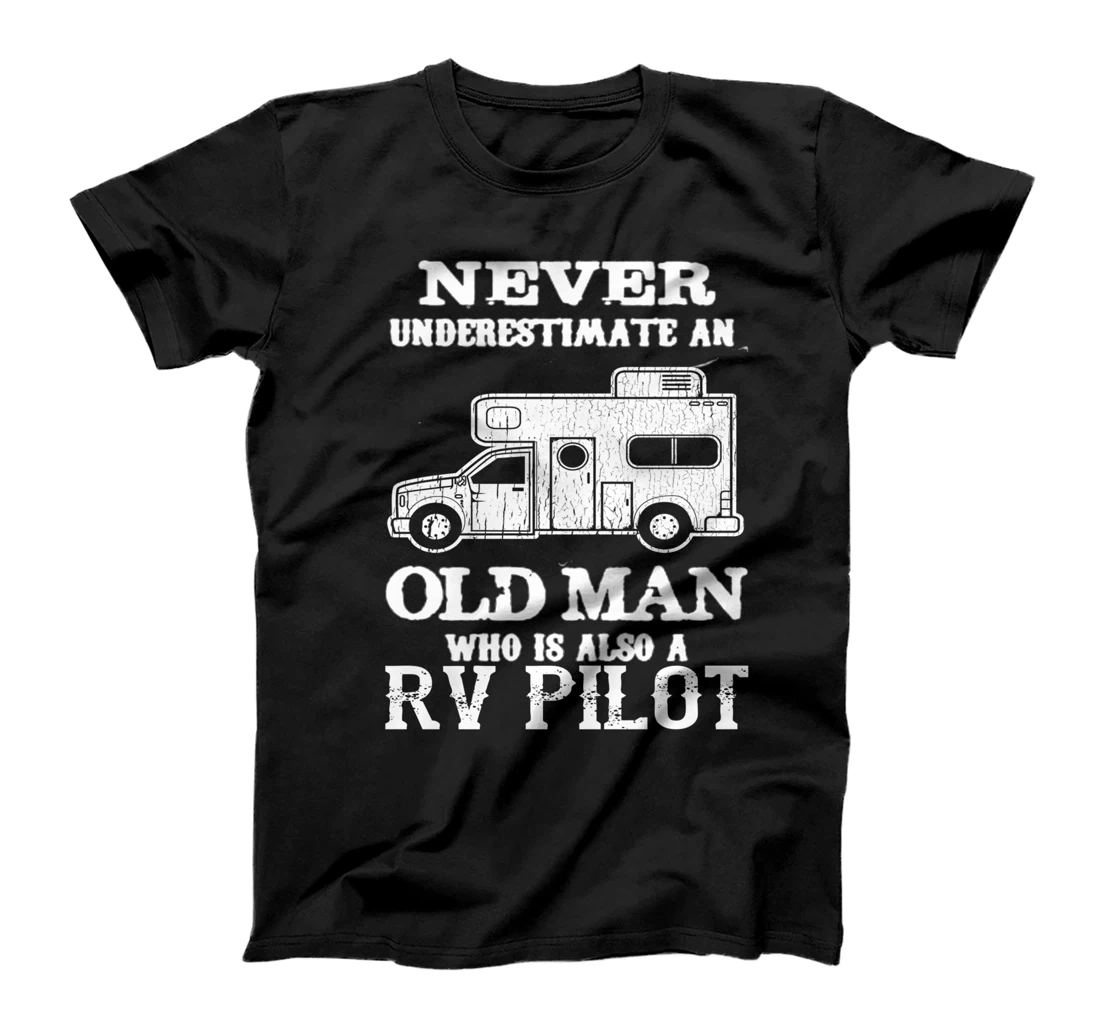 RV Pilot Camper Caravan Funny Camping Camp T-Shirt