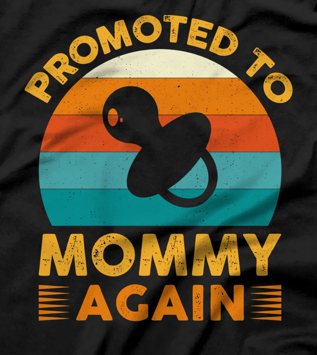 Soon To Be Mommy Again Vintage Promoted To Mommy Again T-Shirt