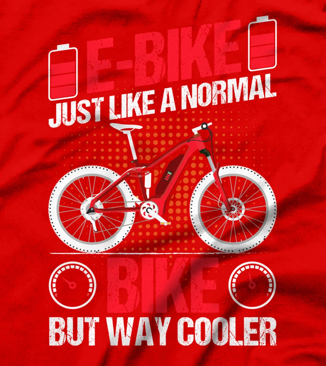 E-Bike MTB bicycle T-Shirt