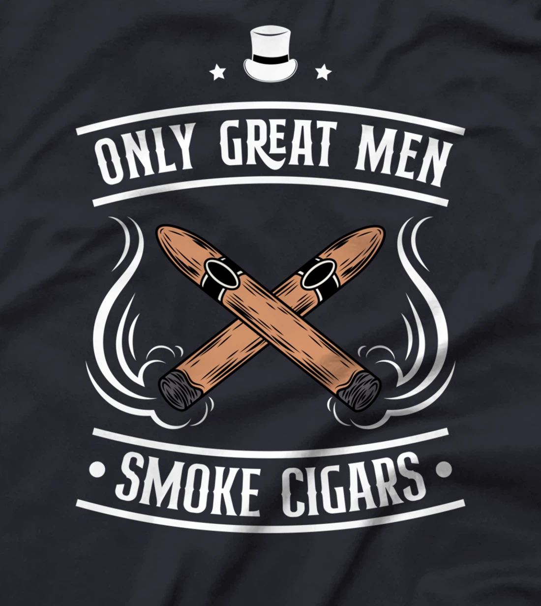 Cigars Tobacco Cigar Smoker Smoking Whiskey Smoke Cigar T-Shirt