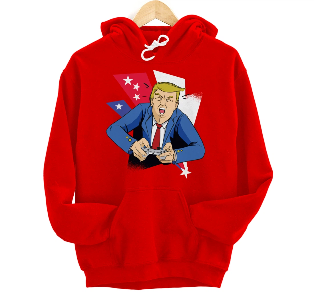 Gamer Trump Pullover Hoodie