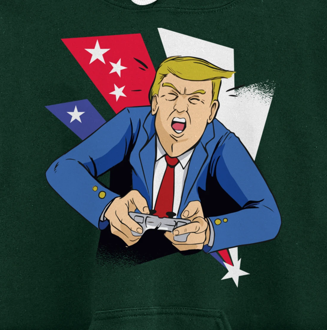 Gamer Trump Pullover Hoodie