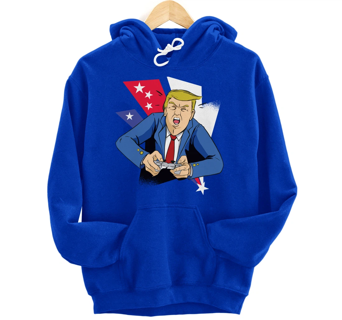 Gamer Trump Pullover Hoodie