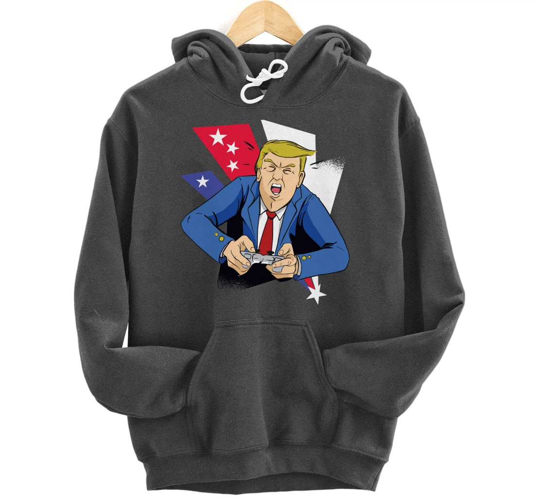 Gamer Trump Pullover Hoodie