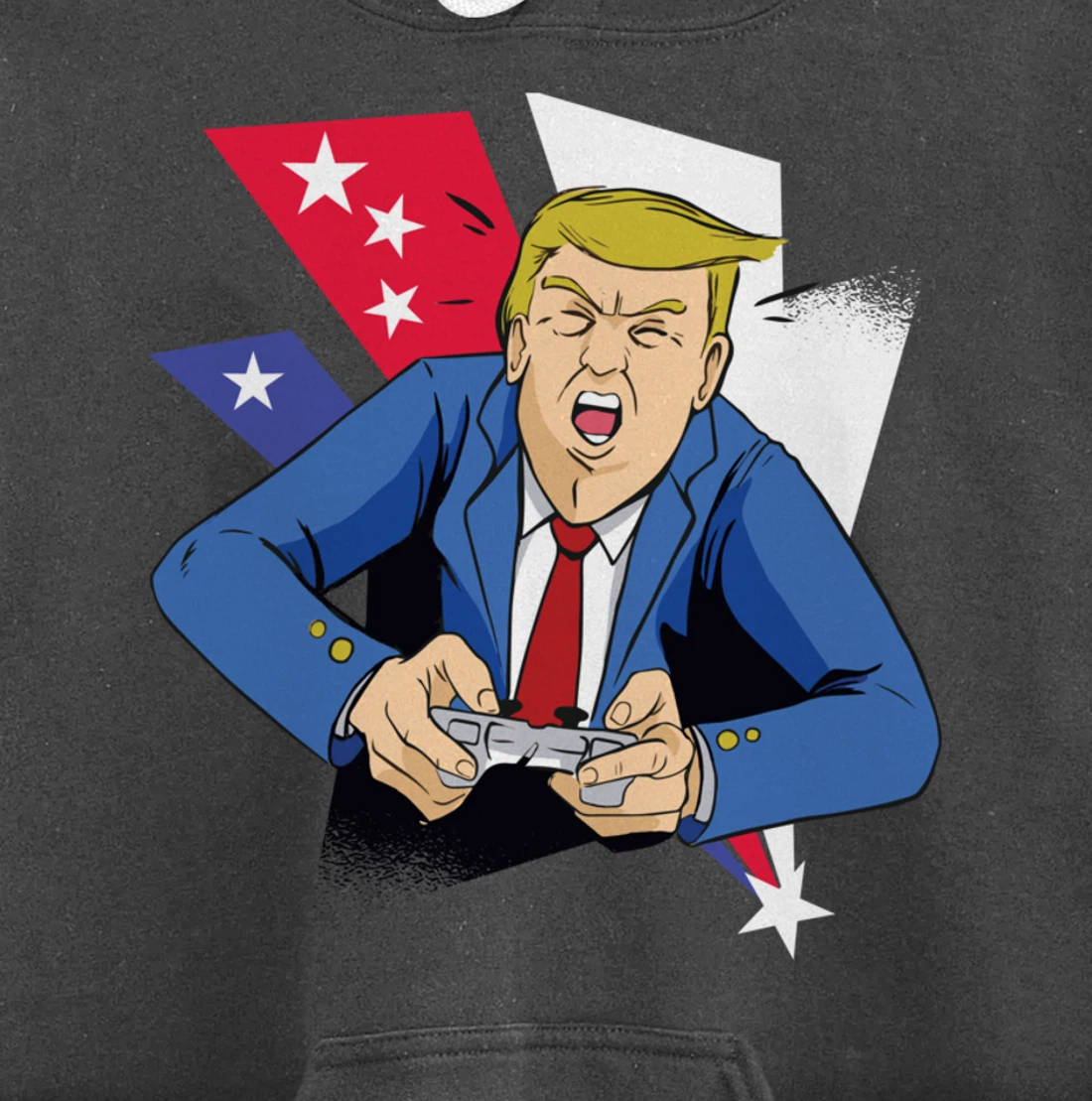 Gamer Trump Pullover Hoodie