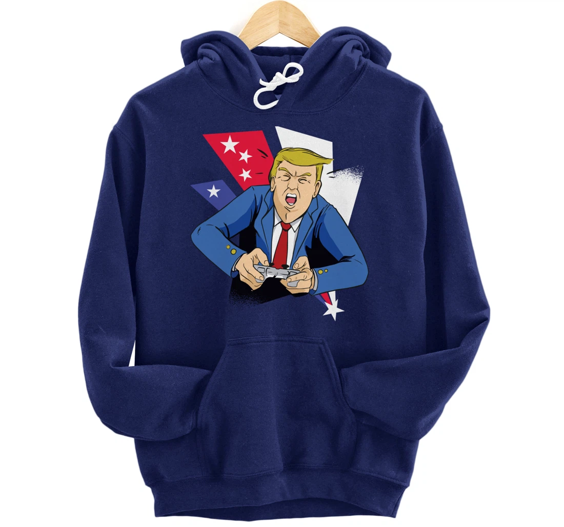 Gamer Trump Pullover Hoodie