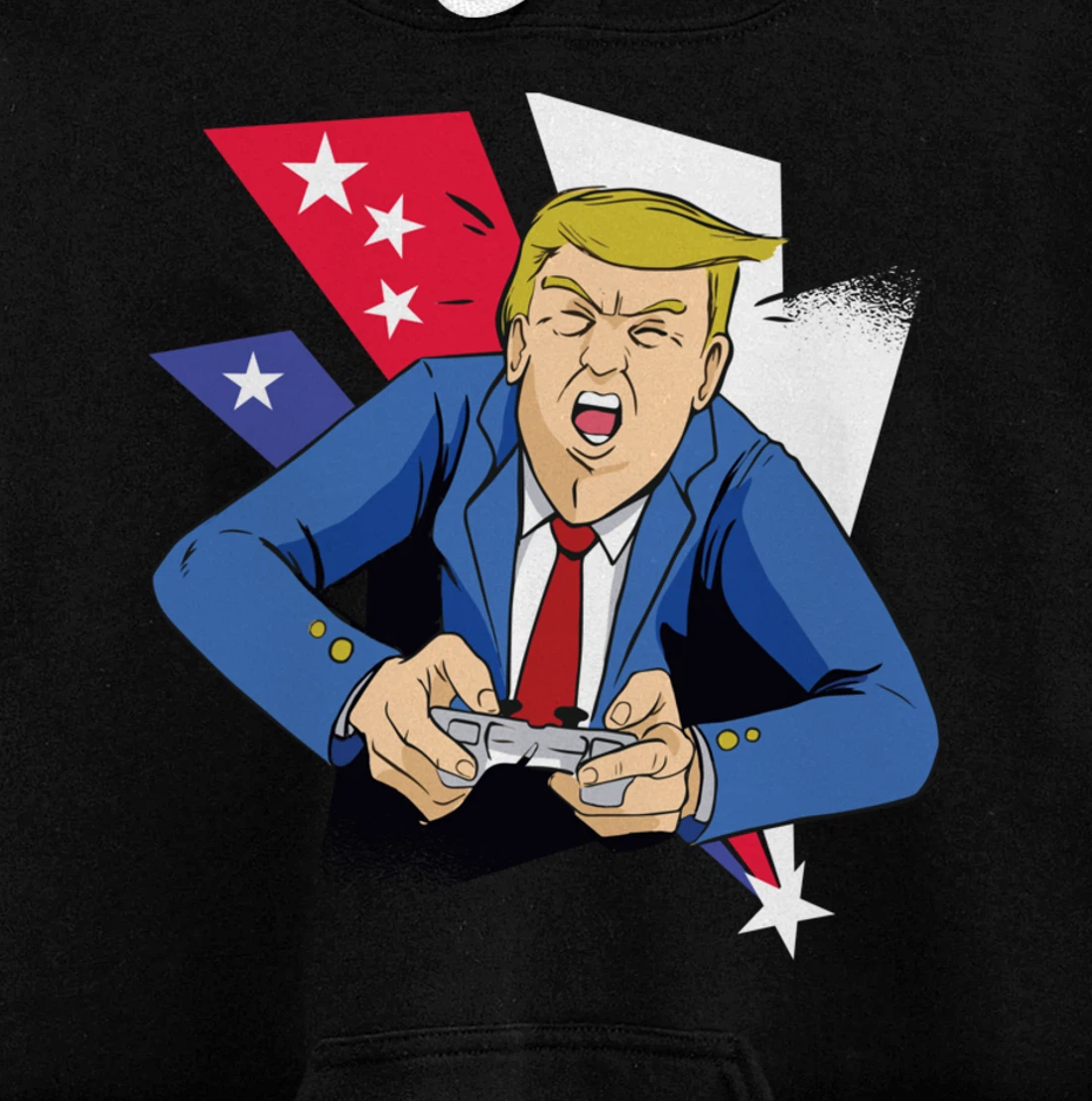 Gamer Trump Pullover Hoodie
