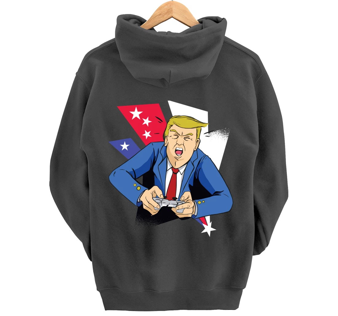 Gamer Trump Pullover Hoodie