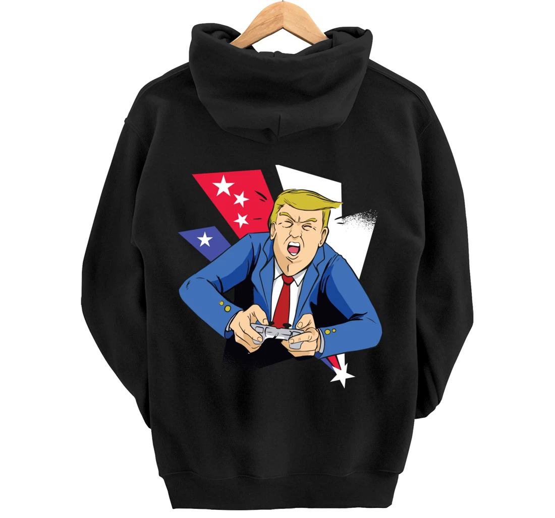 Gamer Trump Pullover Hoodie