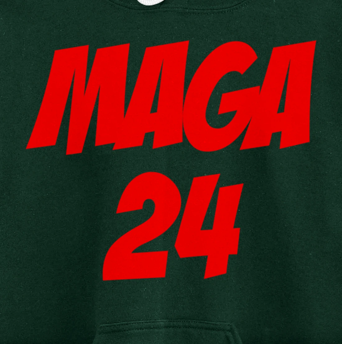 MAGA 24 Supporting Trump 2024 And America Firs Pullover Hoodie