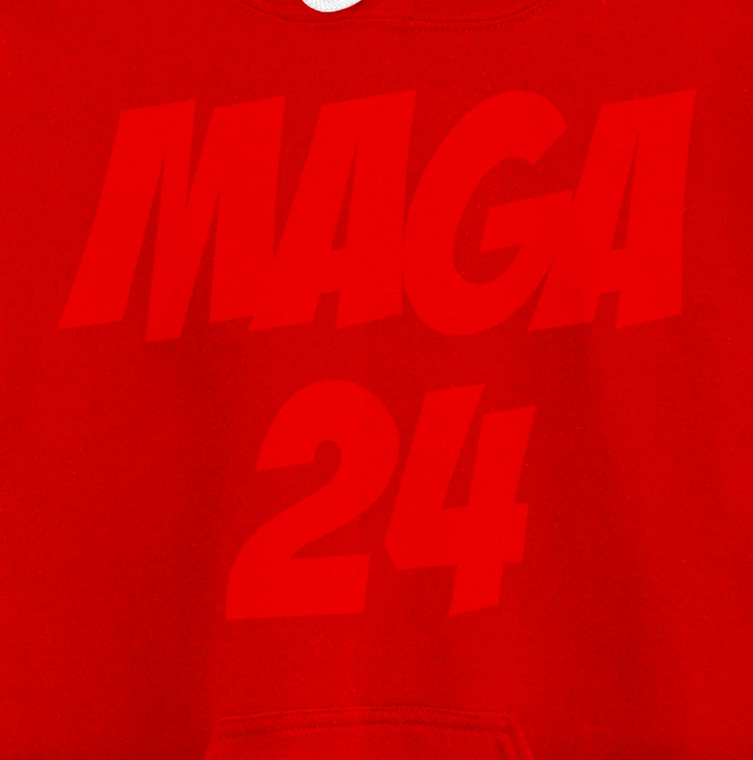 MAGA 24 Supporting Trump 2024 And America Firs Pullover Hoodie
