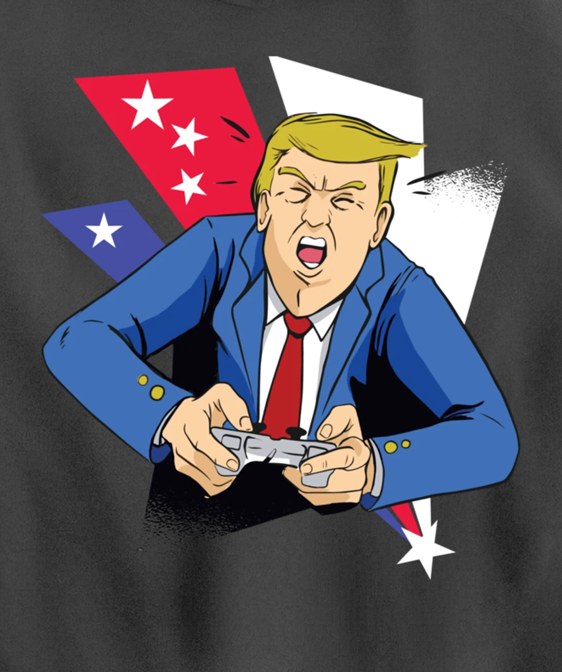 Gamer Trump Pullover Hoodie