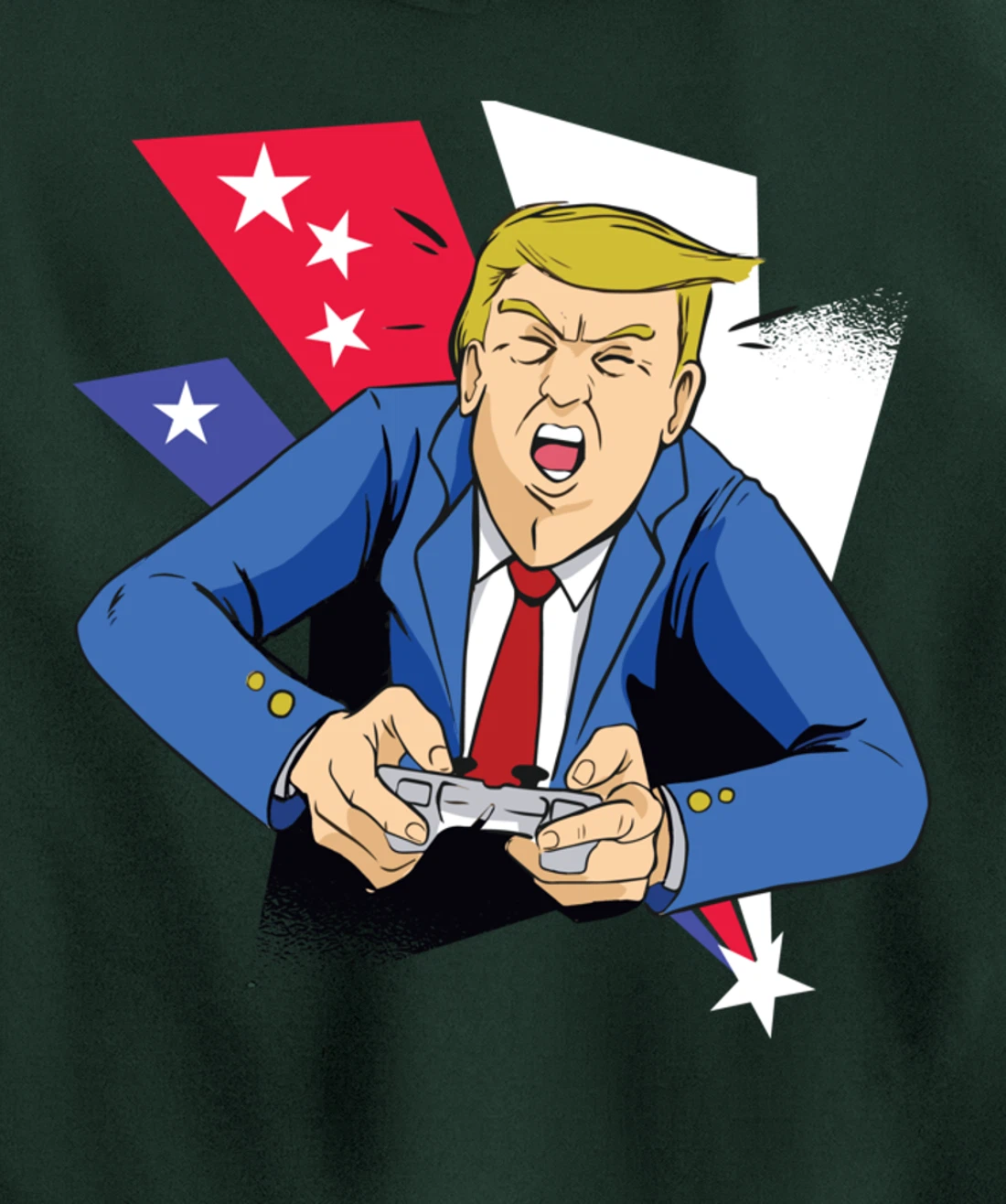 Gamer Trump Pullover Hoodie