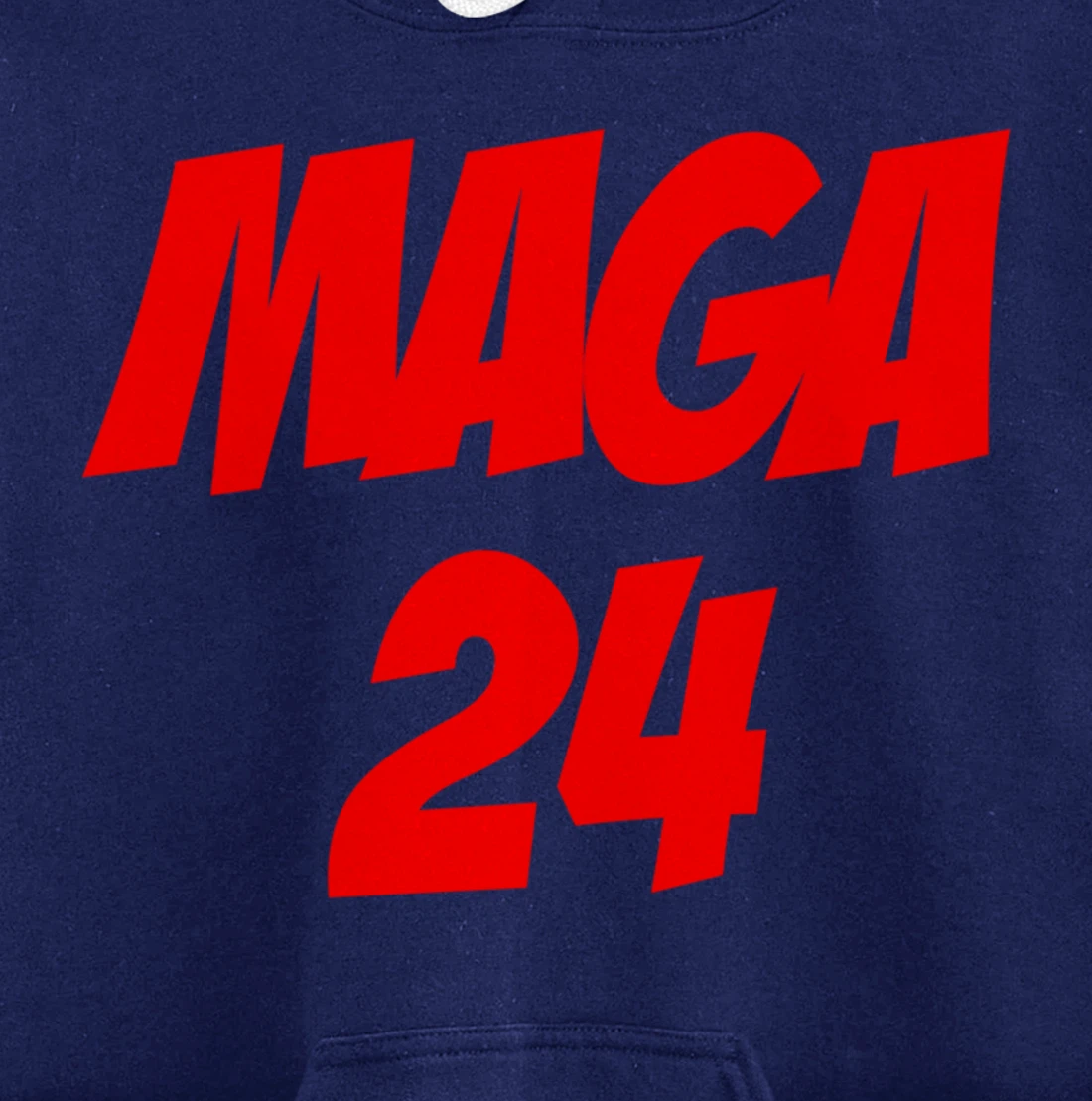 MAGA 24 Supporting Trump 2024 And America Firs Pullover Hoodie