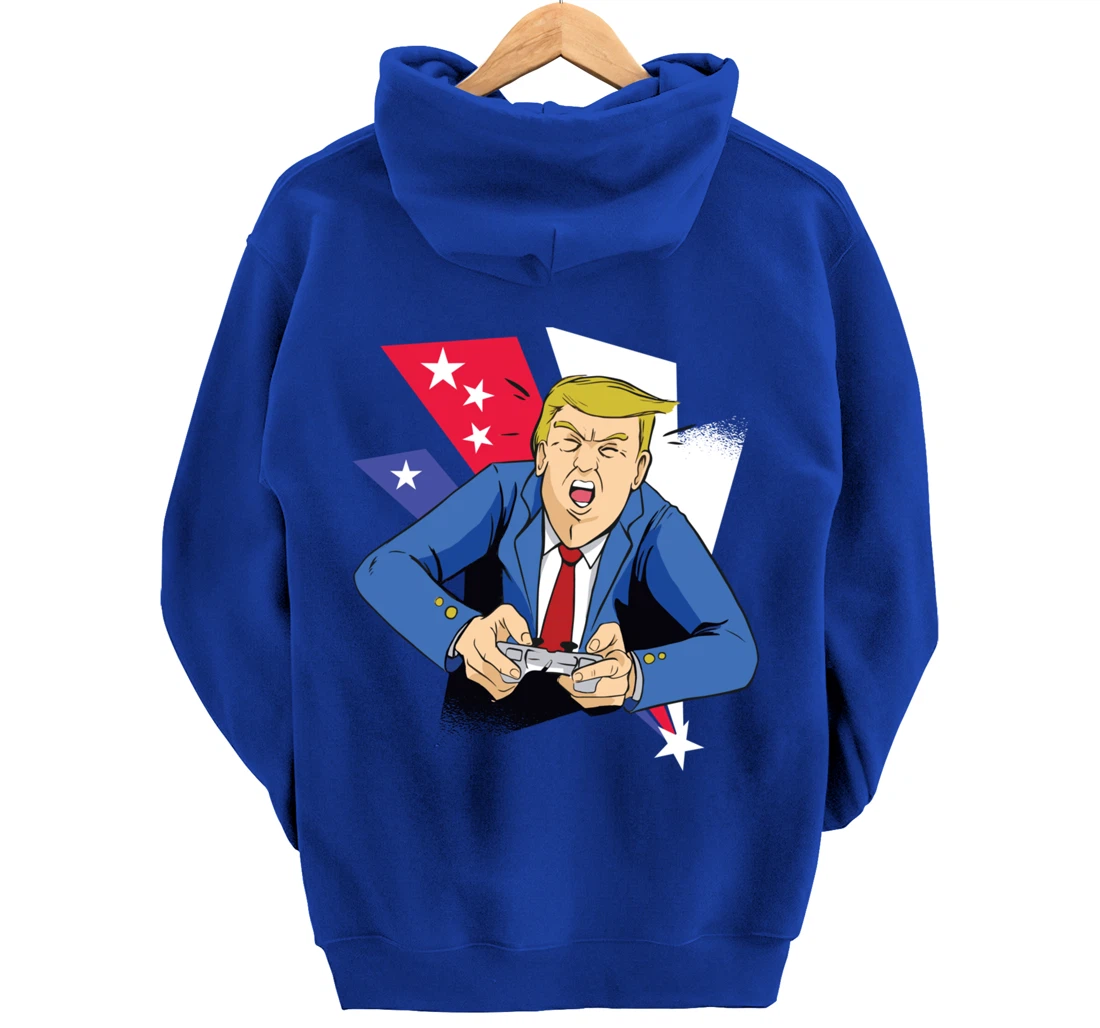 Gamer Trump Pullover Hoodie