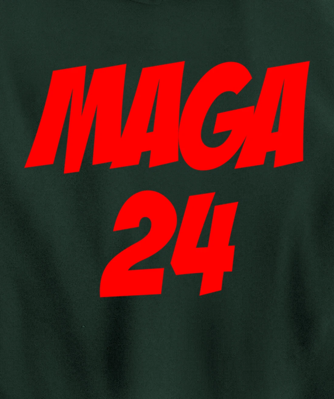 MAGA 24 Supporting Trump 2024 And America Firs Pullover Hoodie