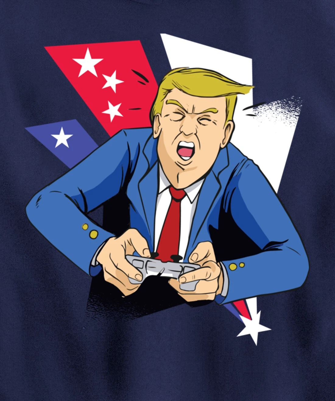 Gamer Trump Pullover Hoodie