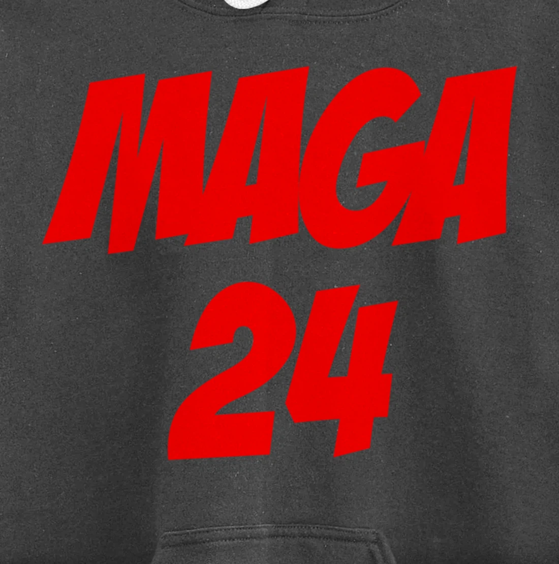 MAGA 24 Supporting Trump 2024 And America Firs Pullover Hoodie