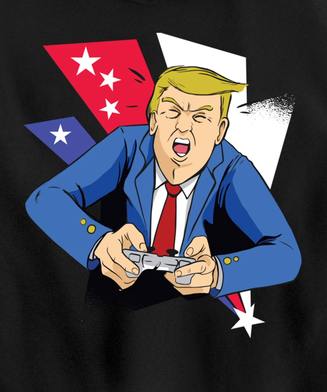 Gamer Trump Pullover Hoodie