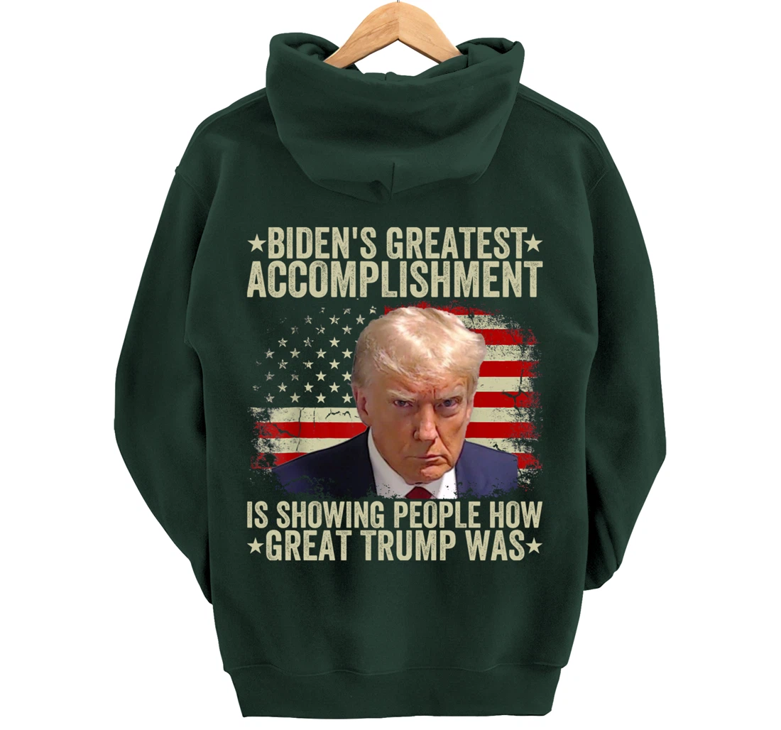Funny biden's greatest accomplishment is showing Trump 2024 Pullover Hoodie
