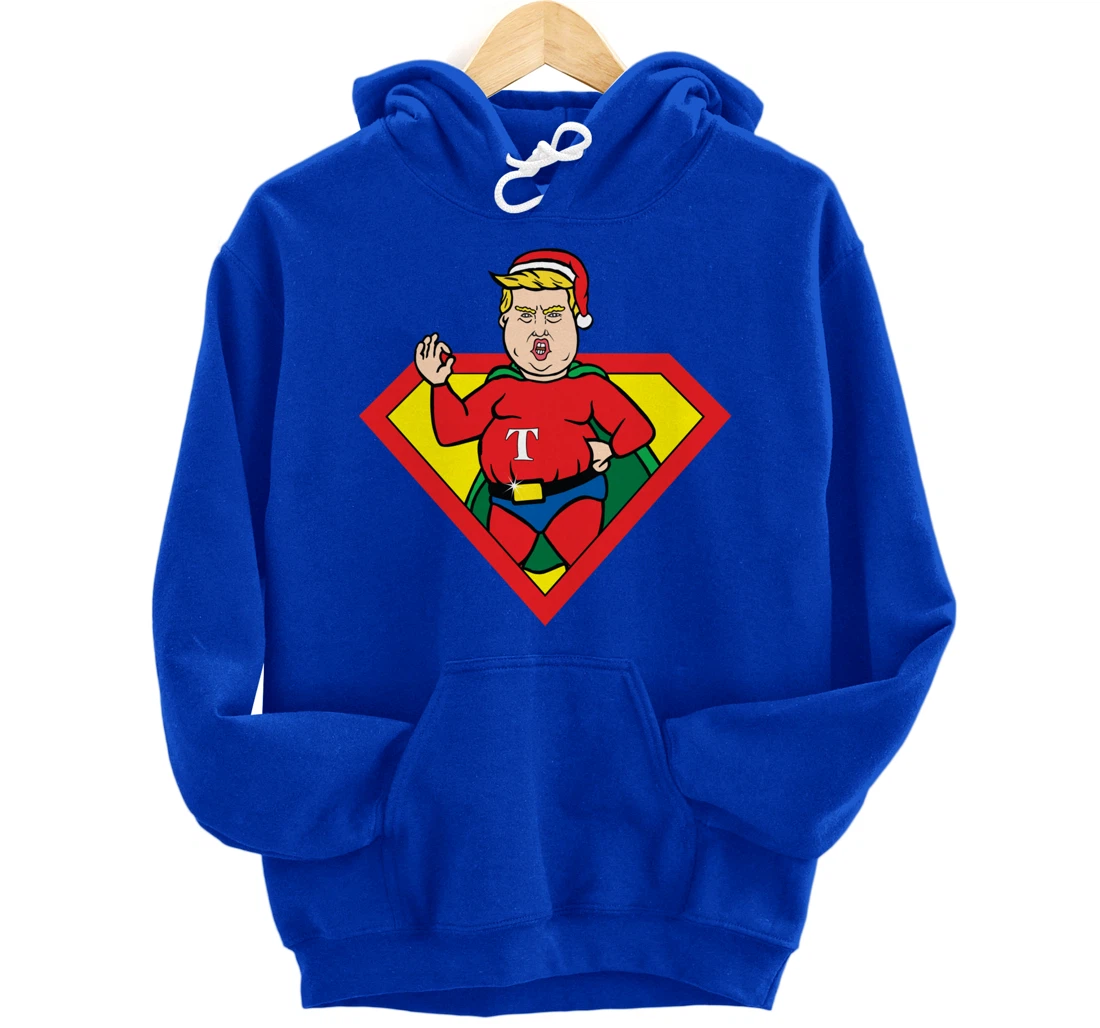 Make Christmas Great Again Ugly Xmas Donald Trump Parody Pullover Hoodie