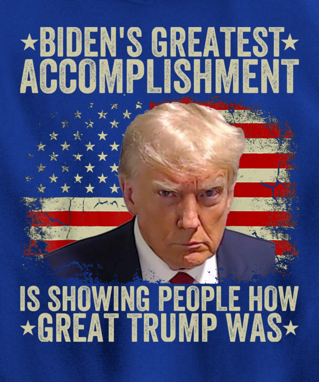 Funny biden's greatest accomplishment is showing Trump 2024 Pullover Hoodie