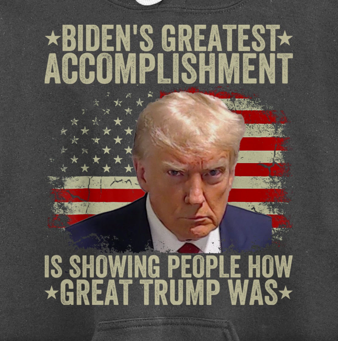 Funny biden's greatest accomplishment is showing Trump 2024 Pullover Hoodie