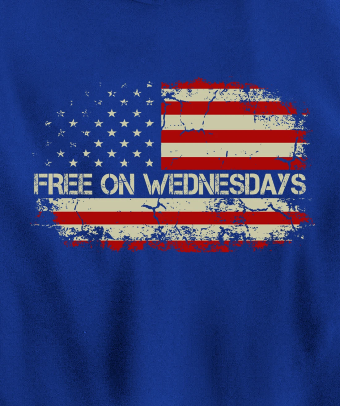 Free On Wednesdays 2024 Election Funny Trump Biden Saying Pullover Hoodie