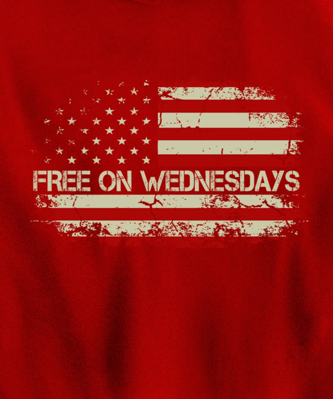 Free On Wednesdays 2024 Election Funny Trump Biden Saying Pullover Hoodie