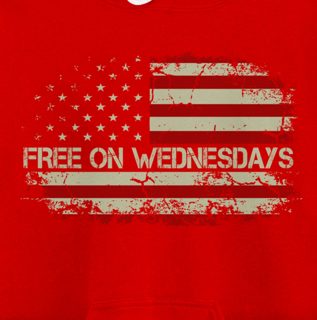 Free On Wednesdays 2024 Election Funny Trump Biden Saying Pullover Hoodie