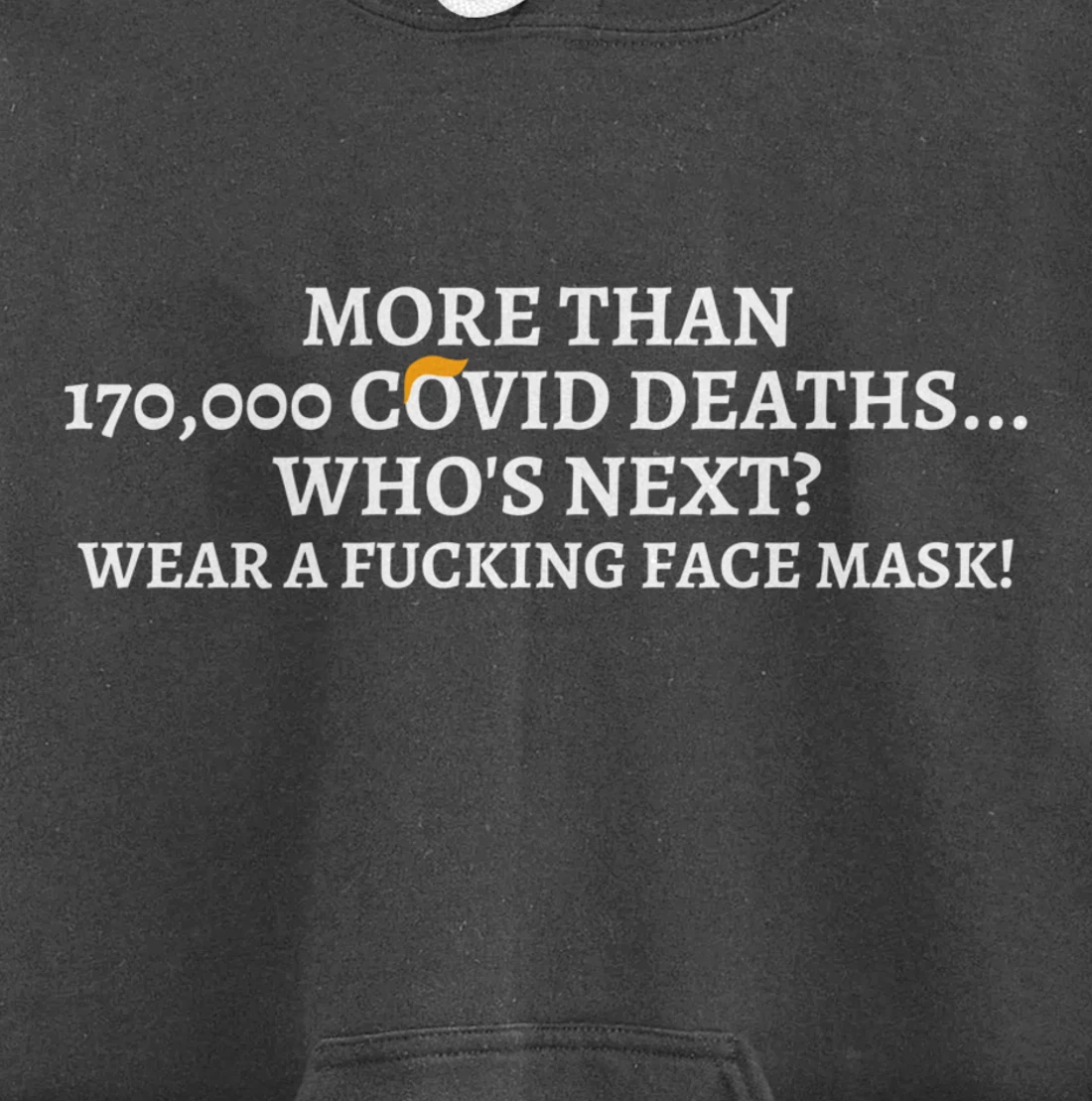 Wear a Face Mask Anti-Trump Protest Pullover Hoodie