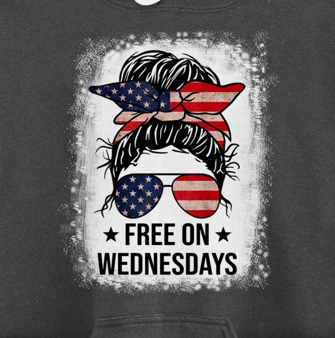 Free On Wednesdays 2024 Election Funny Trump Biden Saying Pullover Hoodie