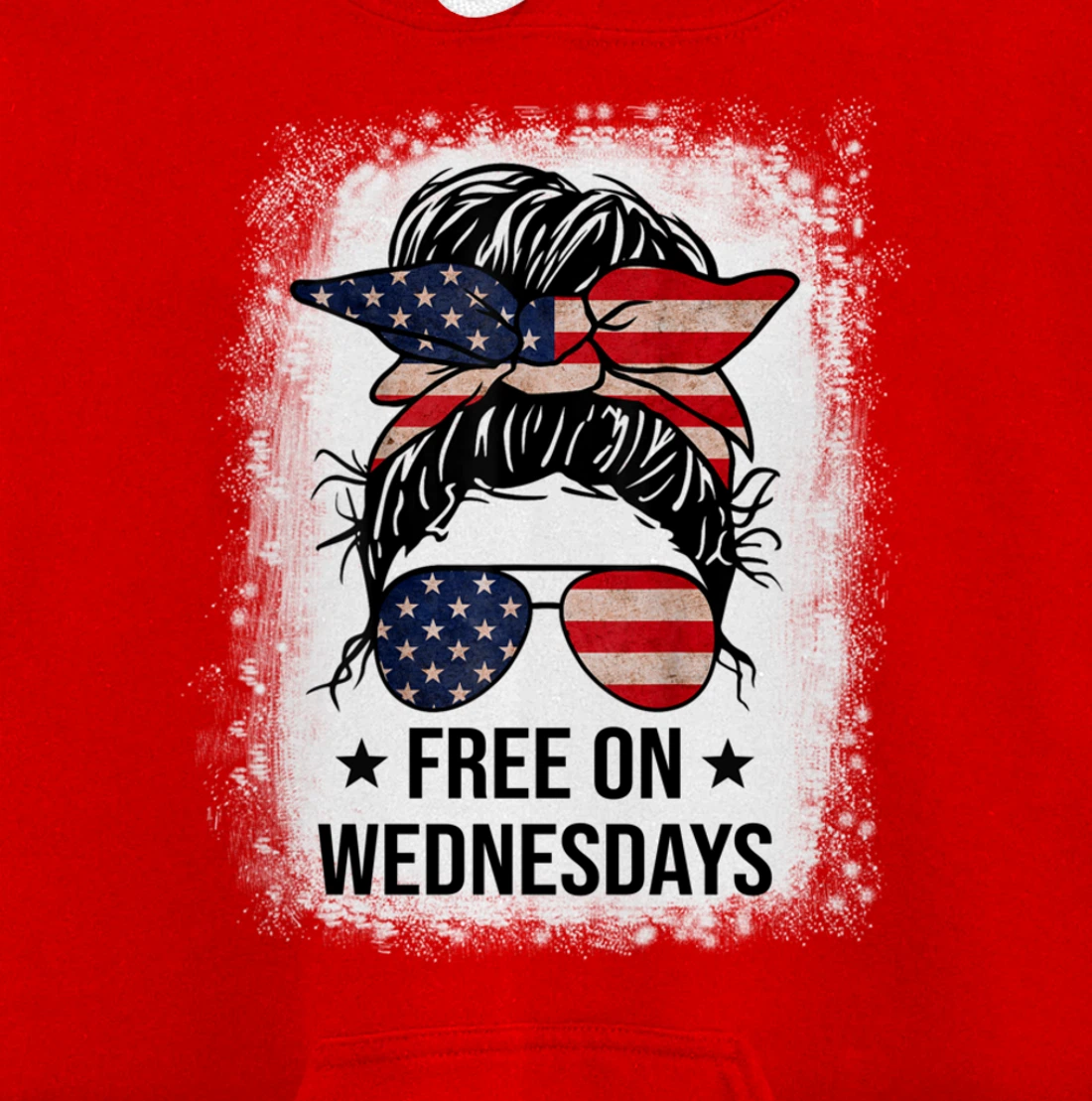 Free On Wednesdays 2024 Election Funny Trump Biden Saying Pullover Hoodie