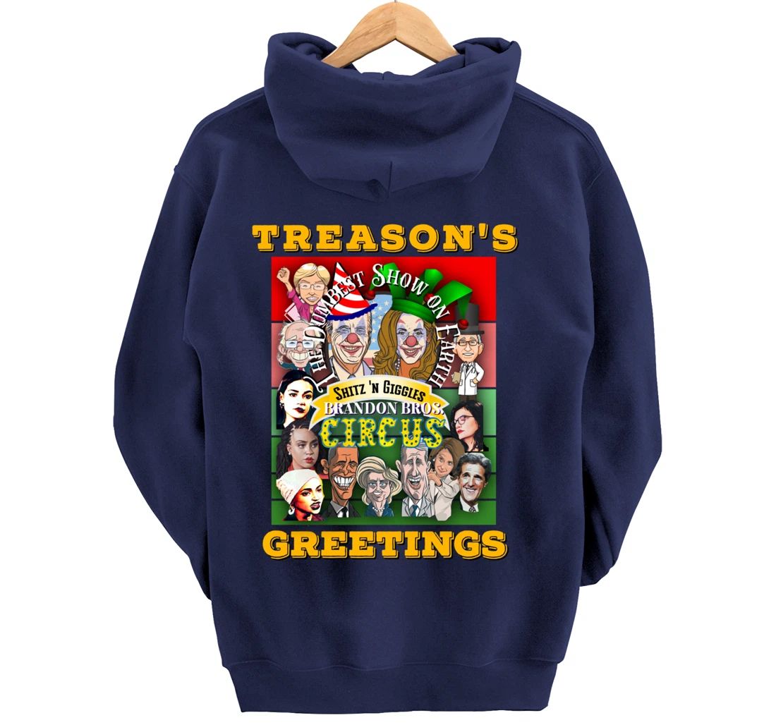 Swamp Xmas Wreath Biden Squad Trump Ugly Christmas Sweater Pullover Hoodie