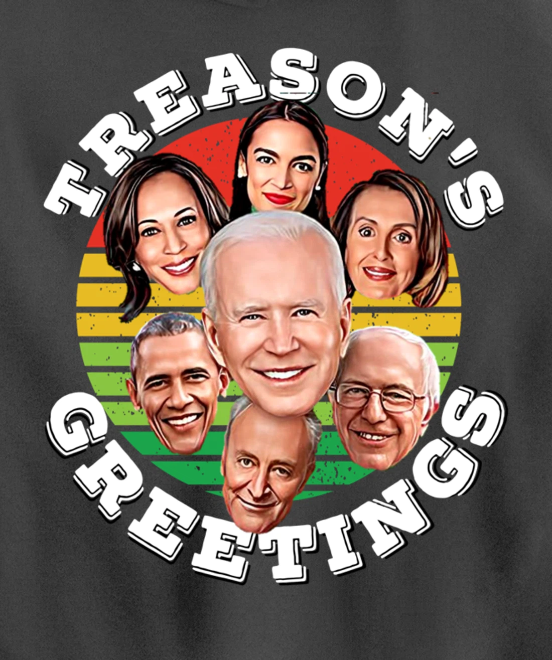 Swamp Xmas Biden Squad Xmas Trump USA Ugly Christmas Sweater Pullover Hoodie