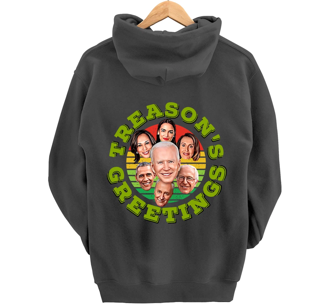 Swamp Xmas Biden Squad Xmas Trump USA Ugly Christmas Sweater Pullover Hoodie
