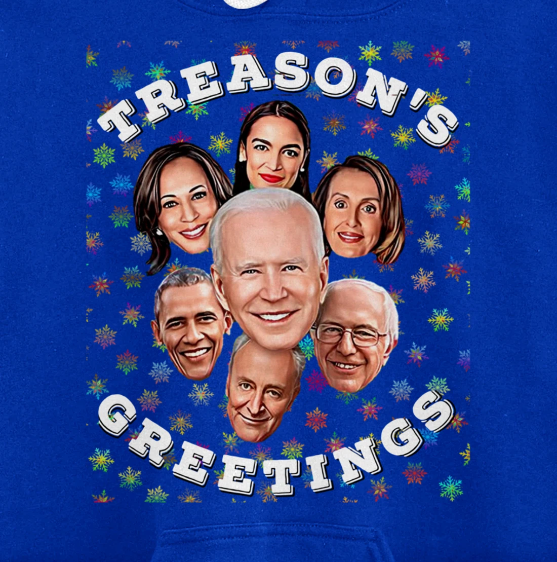 Swamp Xmas Biden Squad Xmas Trump USA Ugly Christmas Sweater Pullover Hoodie