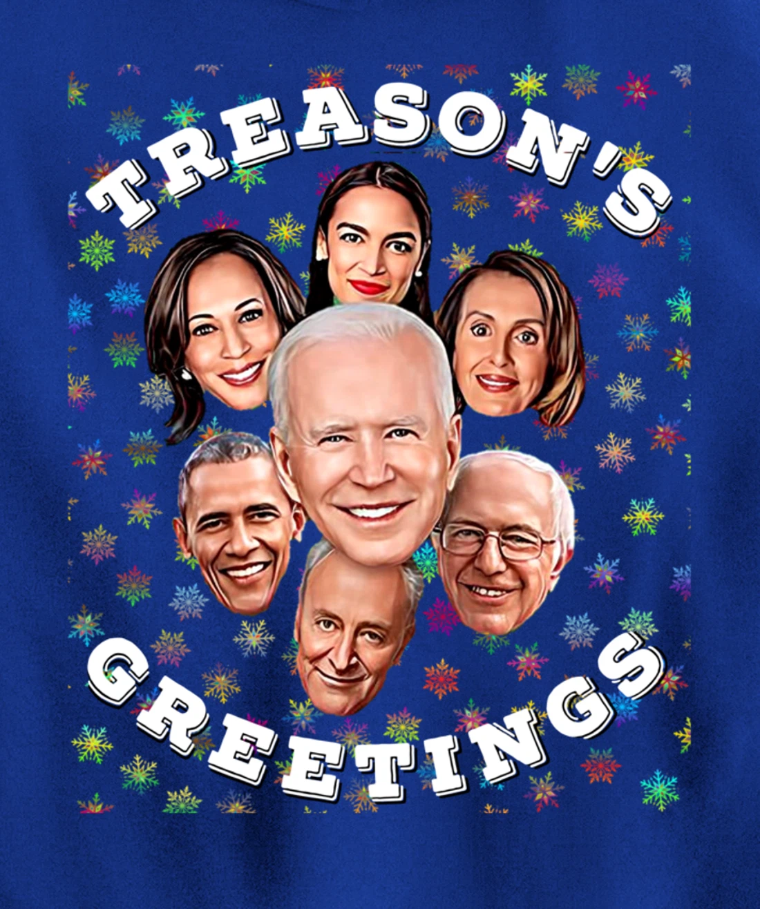 Swamp Xmas Biden Squad Xmas Trump USA Ugly Christmas Sweater Pullover Hoodie