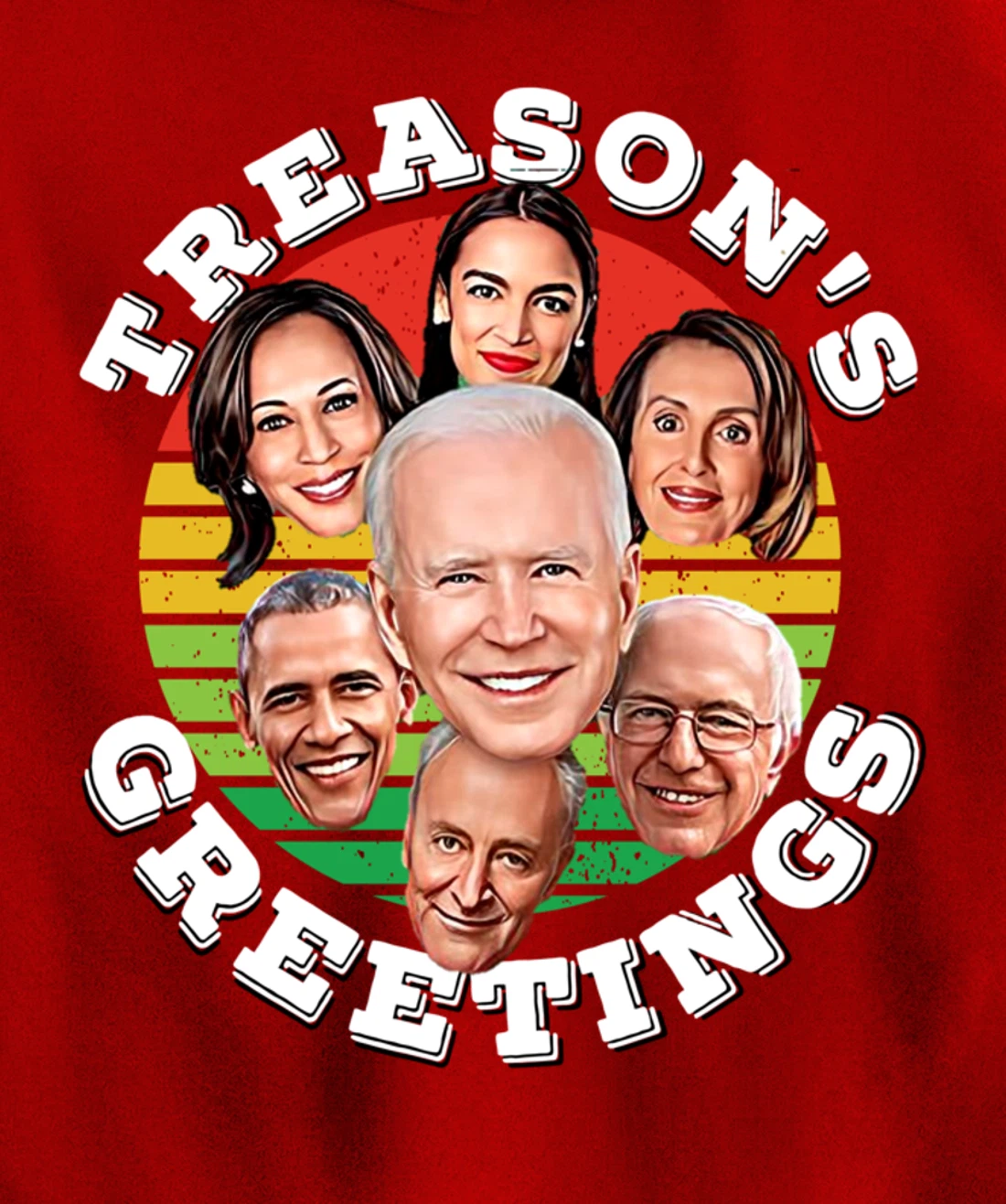 Swamp Xmas Biden Squad Xmas Trump USA Ugly Christmas Sweater Pullover Hoodie