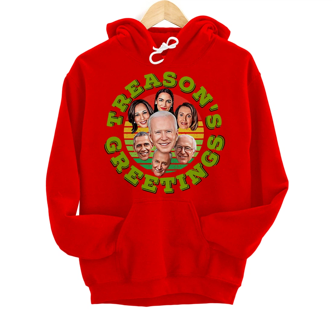 Swamp Xmas Biden Squad Xmas Trump USA Ugly Christmas Sweater Pullover Hoodie