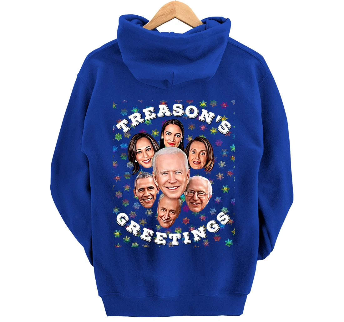 Swamp Xmas Biden Squad Xmas Trump USA Ugly Christmas Sweater Pullover Hoodie