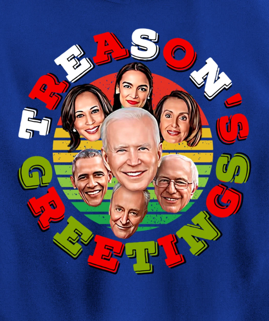 Swamp Xmas Biden Squad Xmas Trump USA Ugly Christmas Sweater Pullover Hoodie