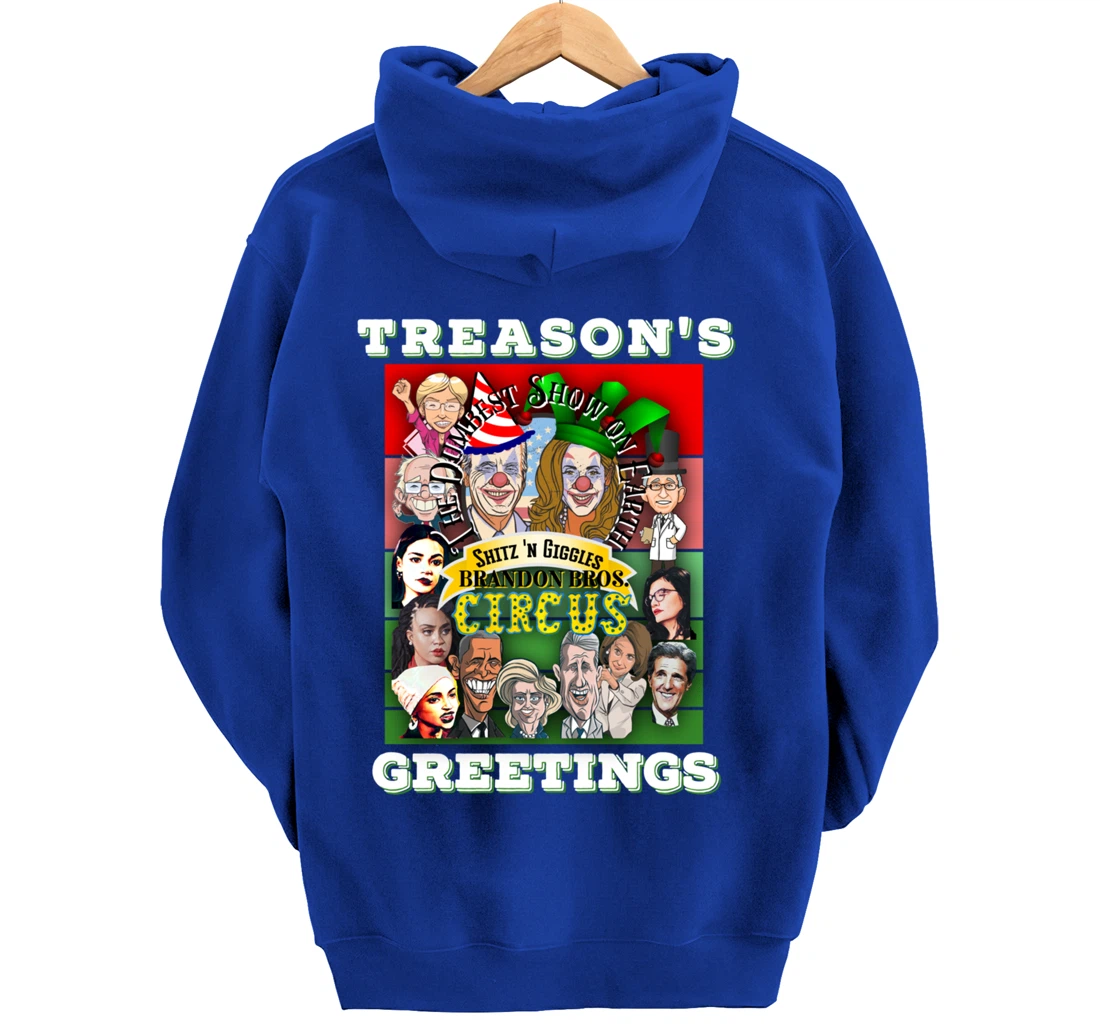 Swamp Xmas Wreath Biden Squad Trump Ugly Christmas Sweater Pullover Hoodie