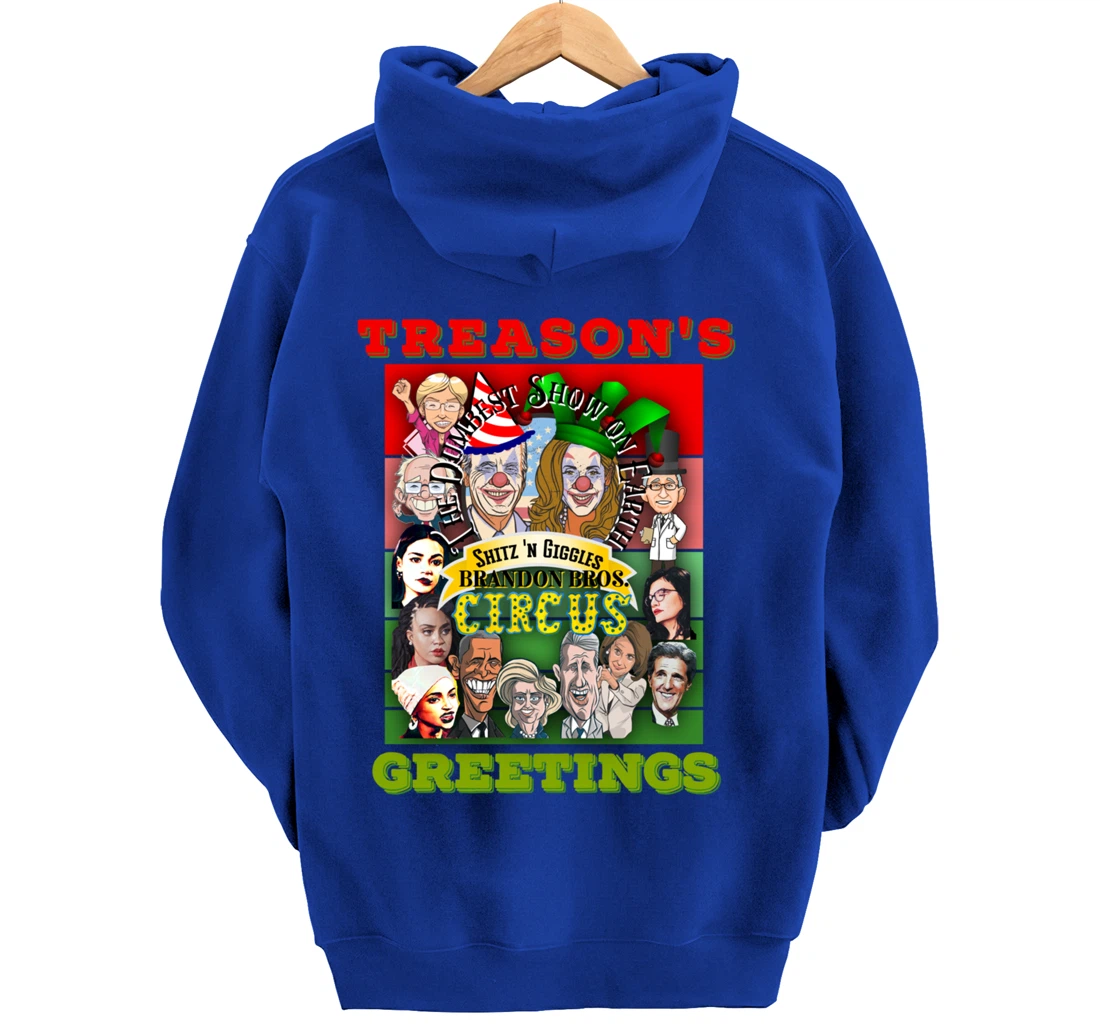 Swamp Xmas Wreath Biden Squad Trump Ugly Christmas Sweater Pullover Hoodie